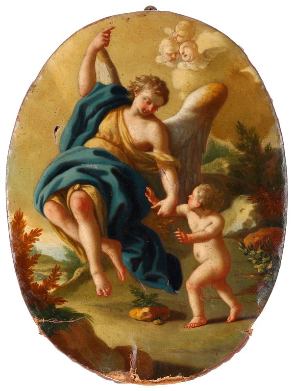 Scuola napoletana del XVIII secolo L’Angelo Custode