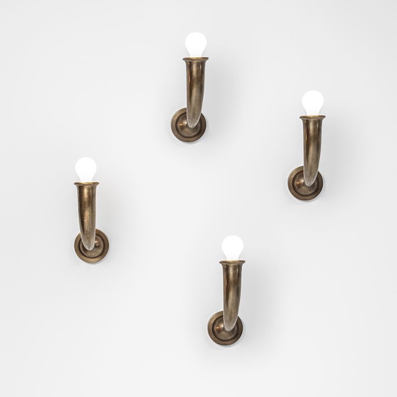 Gio Ponti : Four wall lamps.   - Auction Fine Design - Cambi Casa d'Aste