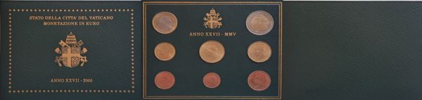 Vaticano 2005 - divisionale Euro FdC.