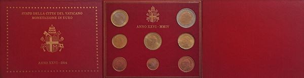 Vaticano 2004 - divisionale Euro FdC.