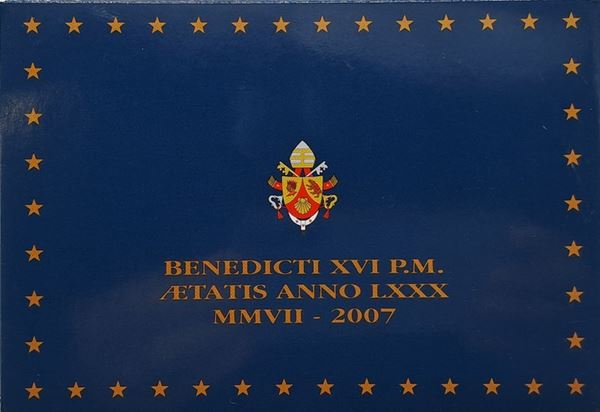 Vaticano 2007 - divisionale Euro fondo specchio.