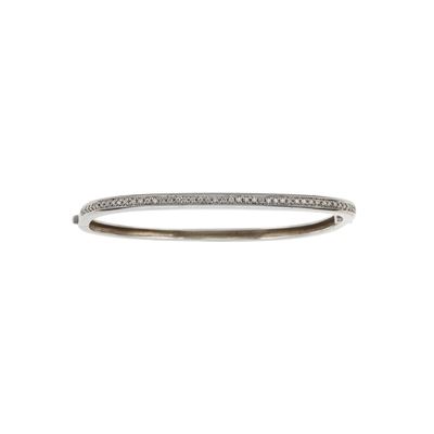 Bracciale Rigido con Piccoli Diamanti per Ct 1.00 Circa