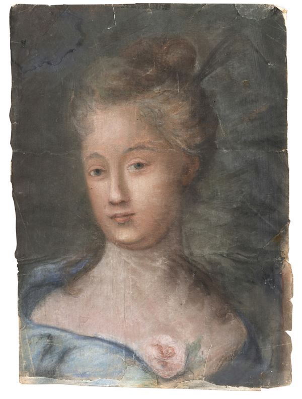 Scuola del XVIII-XIX secolo Ritratto di gentildonna