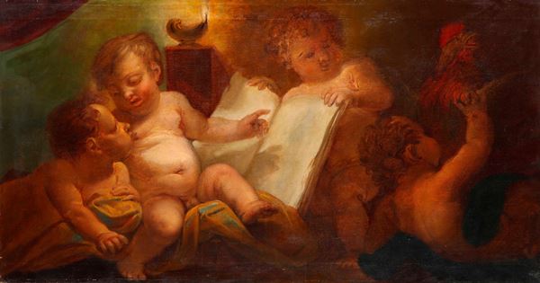 Scuola del XVIII secolo Putti