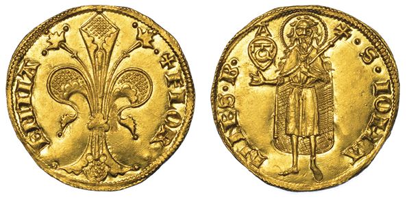 FIRENZE. REPUBBLICA, 1189-1532. Fiorino largo di II tipo 1490 II semestre.