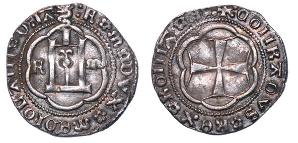 GENOVA. FILIPPO MARIA VISCONTI, 1421-1435. Grosso II tipo.