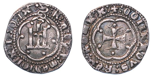 GENOVA. FILIPPO MARIA VISCONTI, 1421-1435. Soldino.