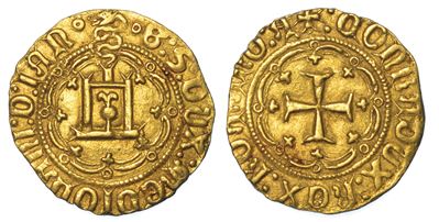 Genova. Galeazzo Maria Sforza, 1466-1476. Ducato.