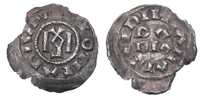 Pavia. Lotario II, 945-950. Denaro.