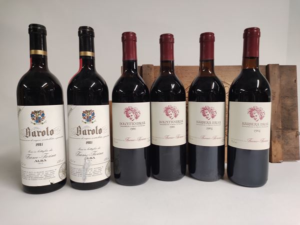 Collezione Fiorina, Vini Italiani