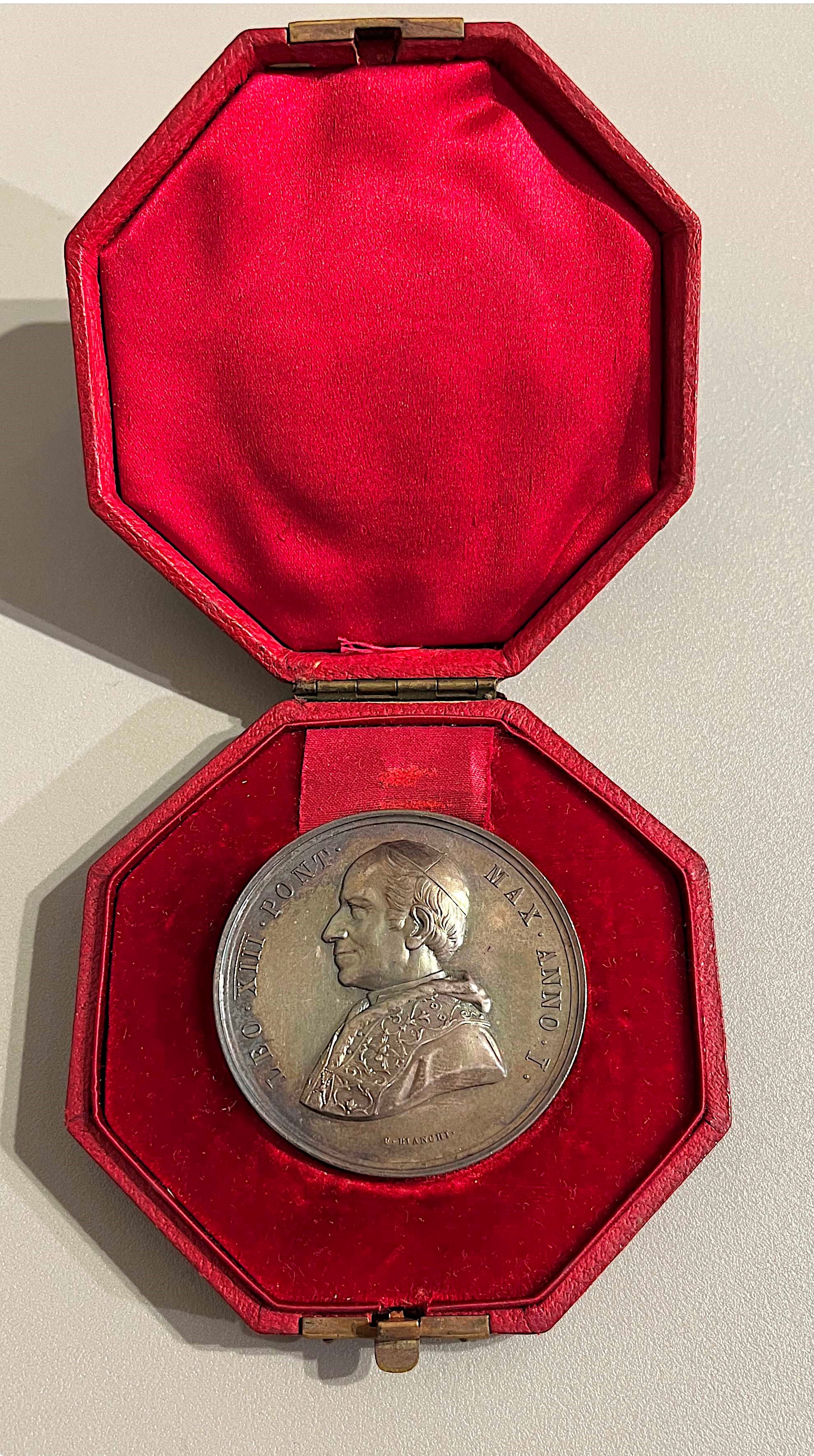 Roma. Leone XIII (vincenzo Gioacchino Luigi Pecci), 1878-1903. Medaglia Annuale in Argento 1878/a...
