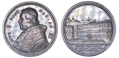 Roma. Pio X (giuseppe Melchiorre Sarto), 1903-1914. Medaglia Annuale in Argento 1914/a. XI. Nuovo...