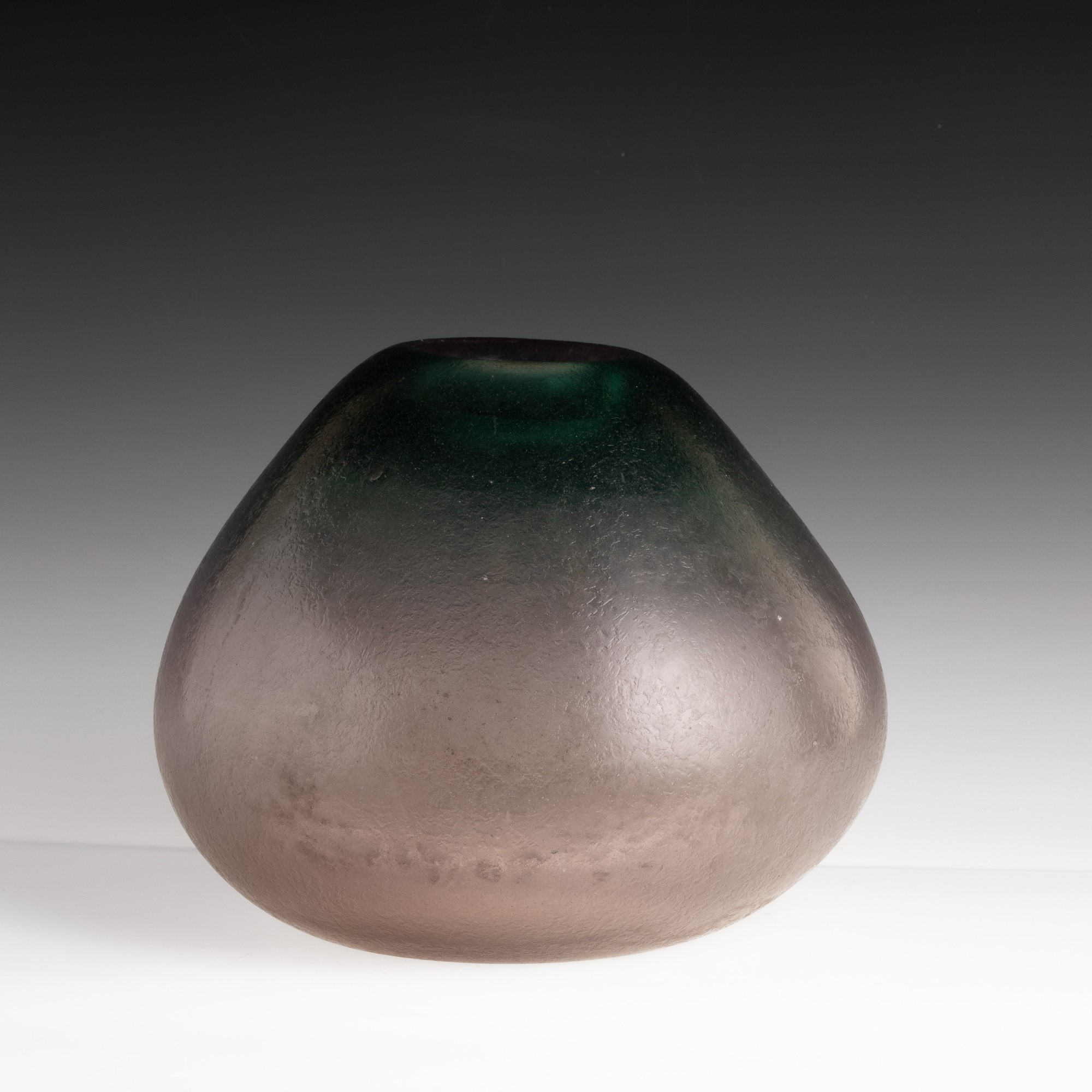 Seguso, Vaso a goccia in vetro, Murano (circa 1940)