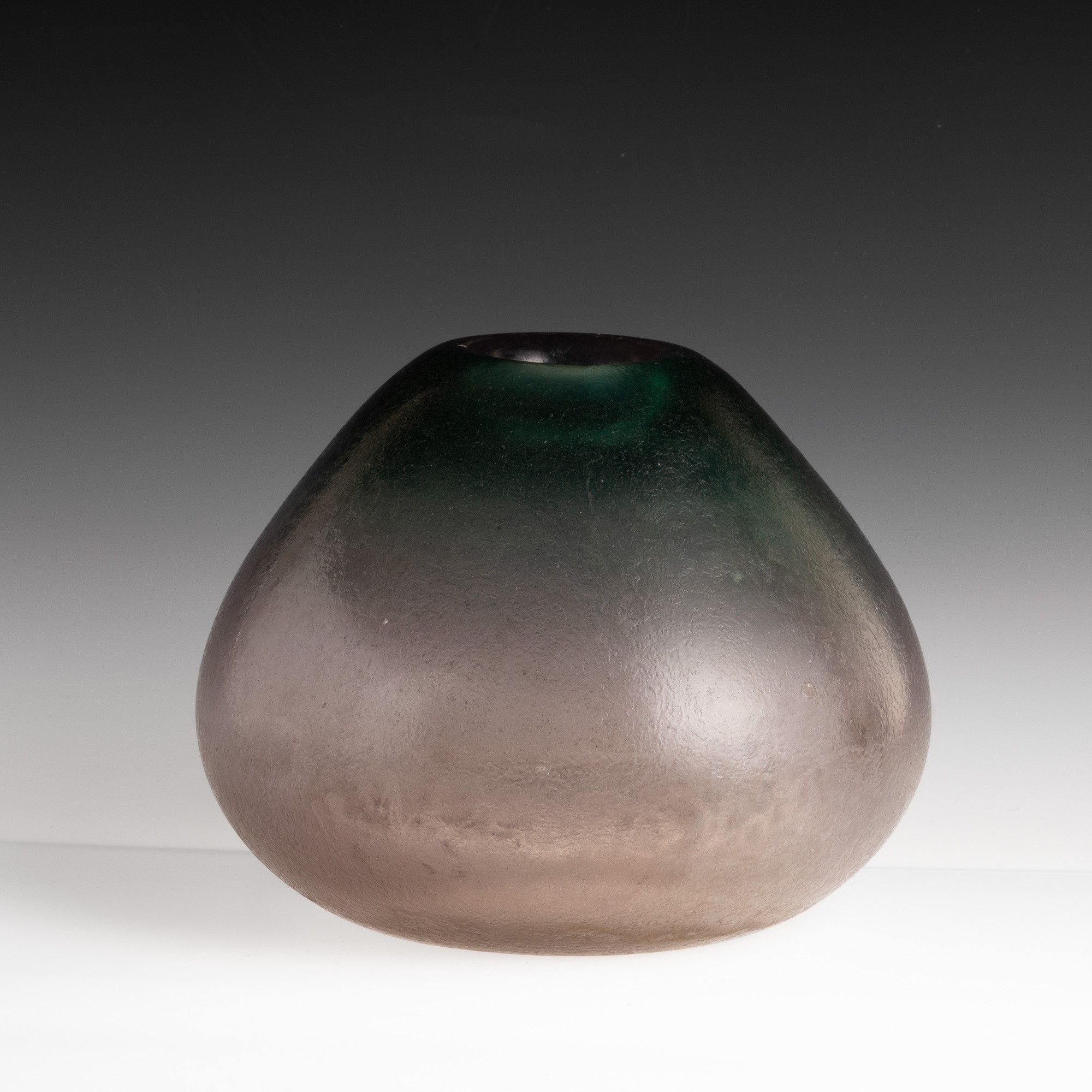 Seguso, Vaso a goccia in vetro, Murano (circa 1940)