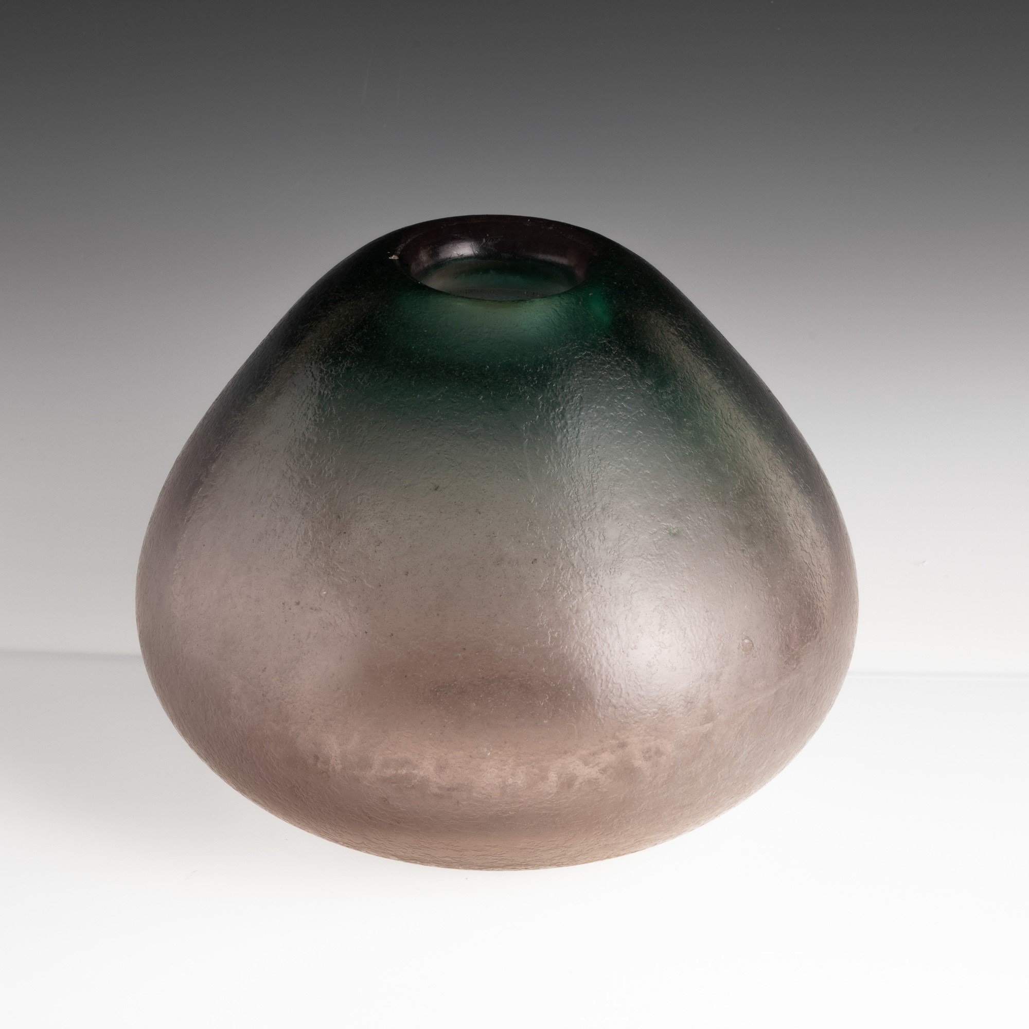 Seguso, Vaso a goccia in vetro, Murano (circa 1940)