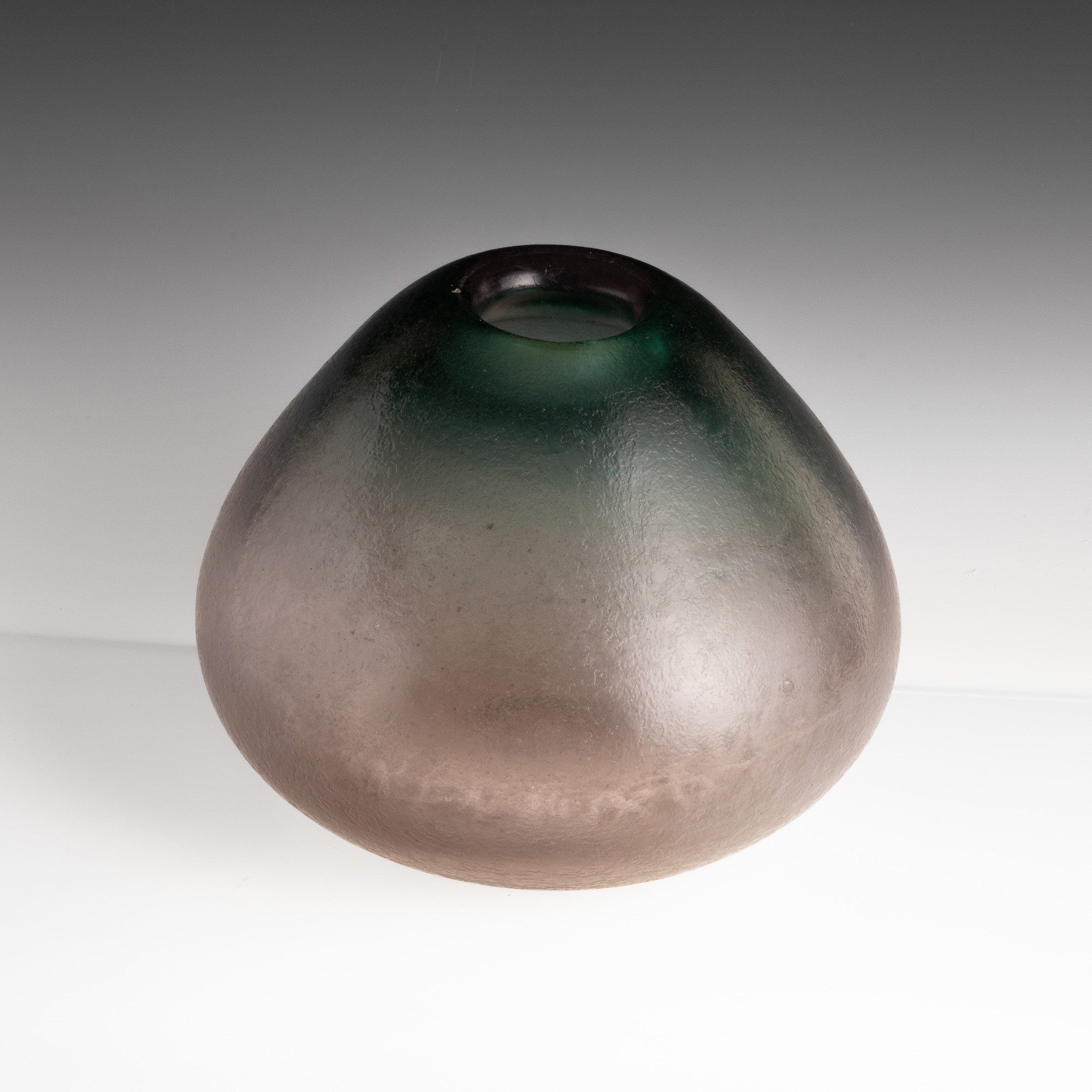 Seguso, Vaso a goccia in vetro, Murano (circa 1940)