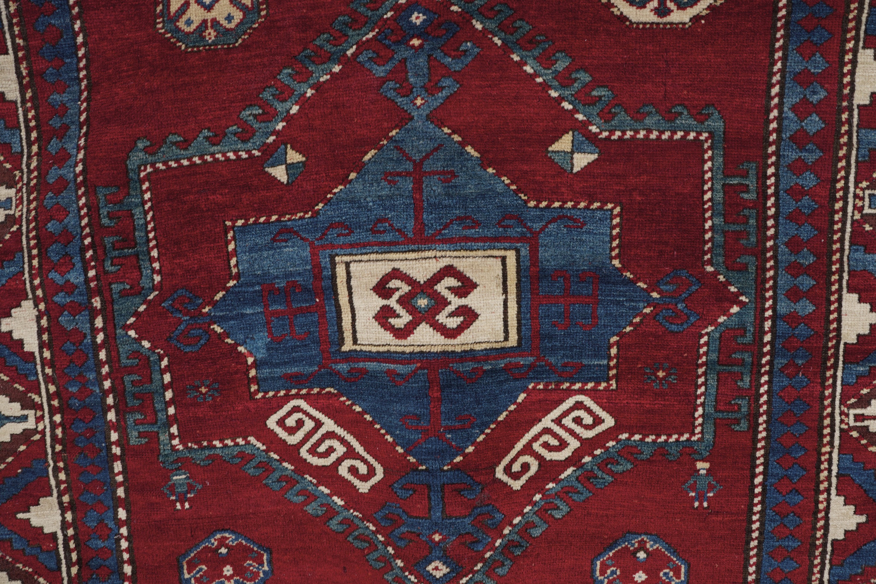 Tappeto Kazak, Caucaso Fine XIX Secolo