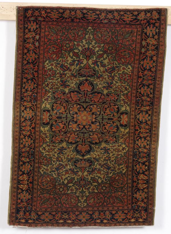 Lotto di due tappeti Sarouk Persia fine XIX inizio XX secolo