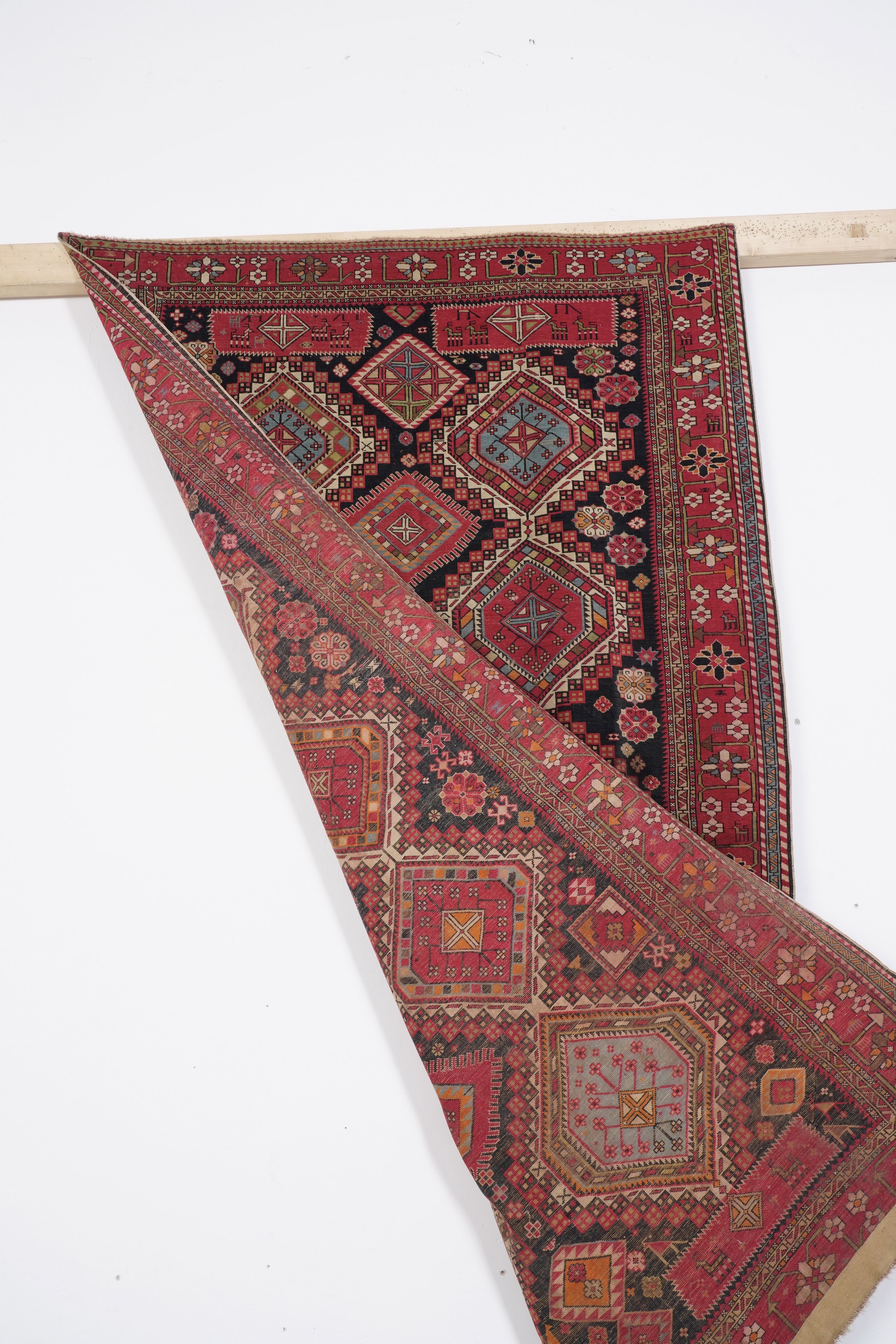 Tappeto Shirvan, Caucaso Fine XIX Secolo