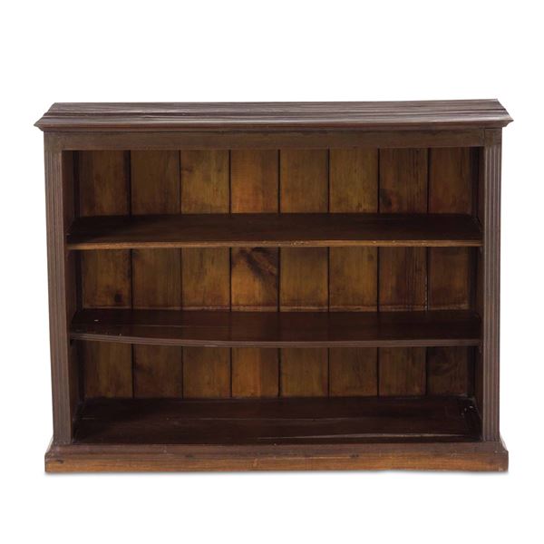 Libreria in legno. XX secolo