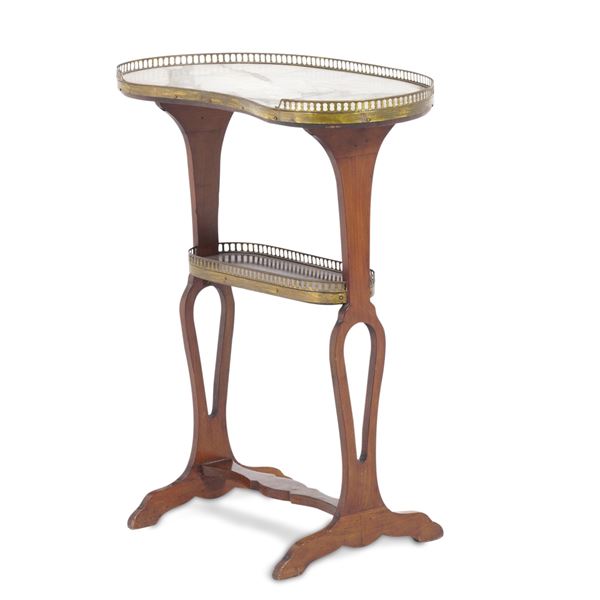 Etagere a due piani. XIX-XX secolo