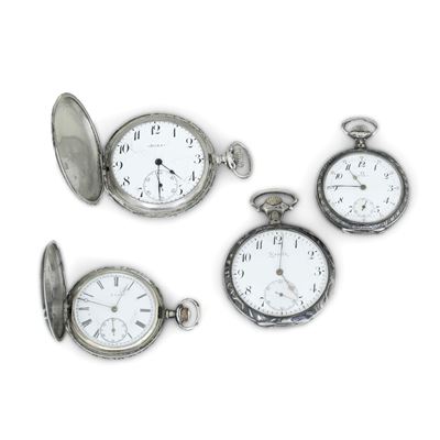 Varie manifatture del XX secolo, Quattro orologi da tasca