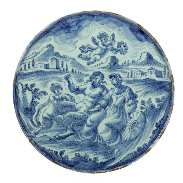 Sottocoppa Savona, ultimo quarto del XVII secolo  