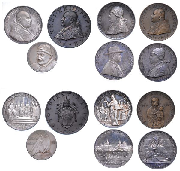 VATICANO. GIOVANNI XXIII (Angelo Giuseppe Roncalli), 1958-1963. Lotto di sette medaglie.
