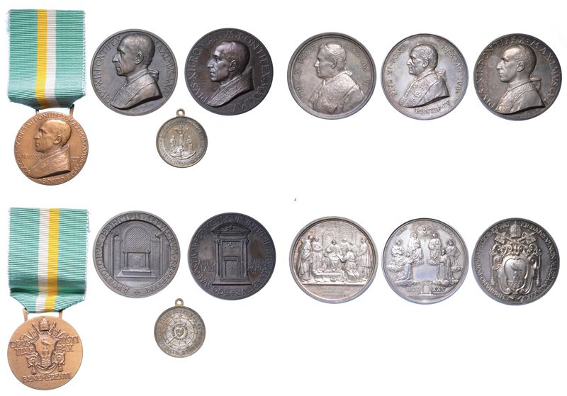ROMA. Lotto di sette medaglie.  - Auction Numismatics - Medals and popes - II - Cambi Casa d'Aste