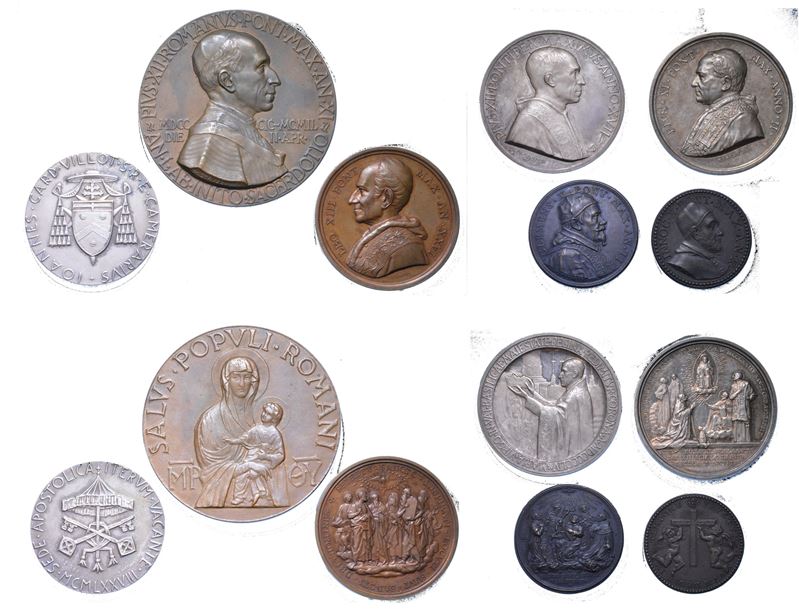 ROMA. Lotto di sette medaglie.  - Auction Numismatics - Medals and popes - II - Cambi Casa d'Aste