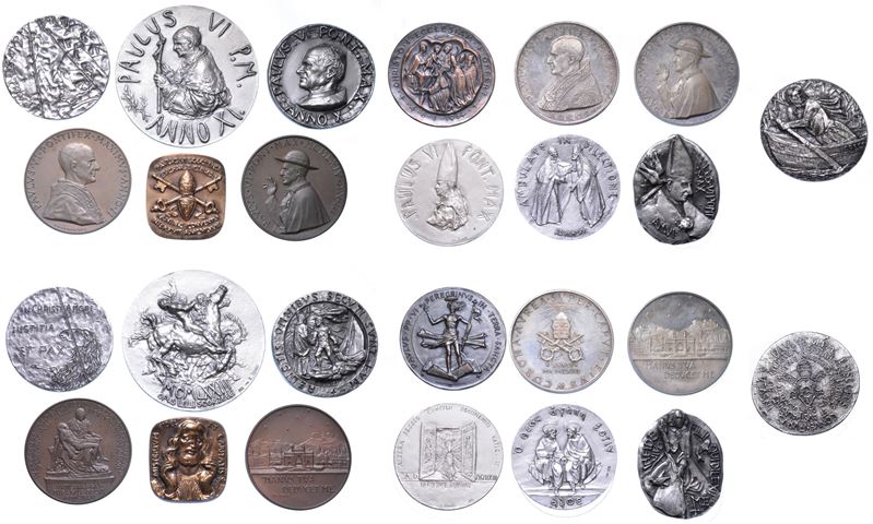 VATICANO. PAOLO VI (Giovanni Battista Montini), 1963-1978. Lotto di tredici medaglie.  - Auction Numismatics - Medals and popes - II - Cambi Casa d'Aste