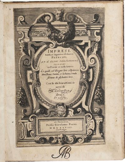Dolce Lodovico (1508 o 1510 – 1568) Imprese Nobili Et Ingegnose di Diversi Principi ed Altri Pers...