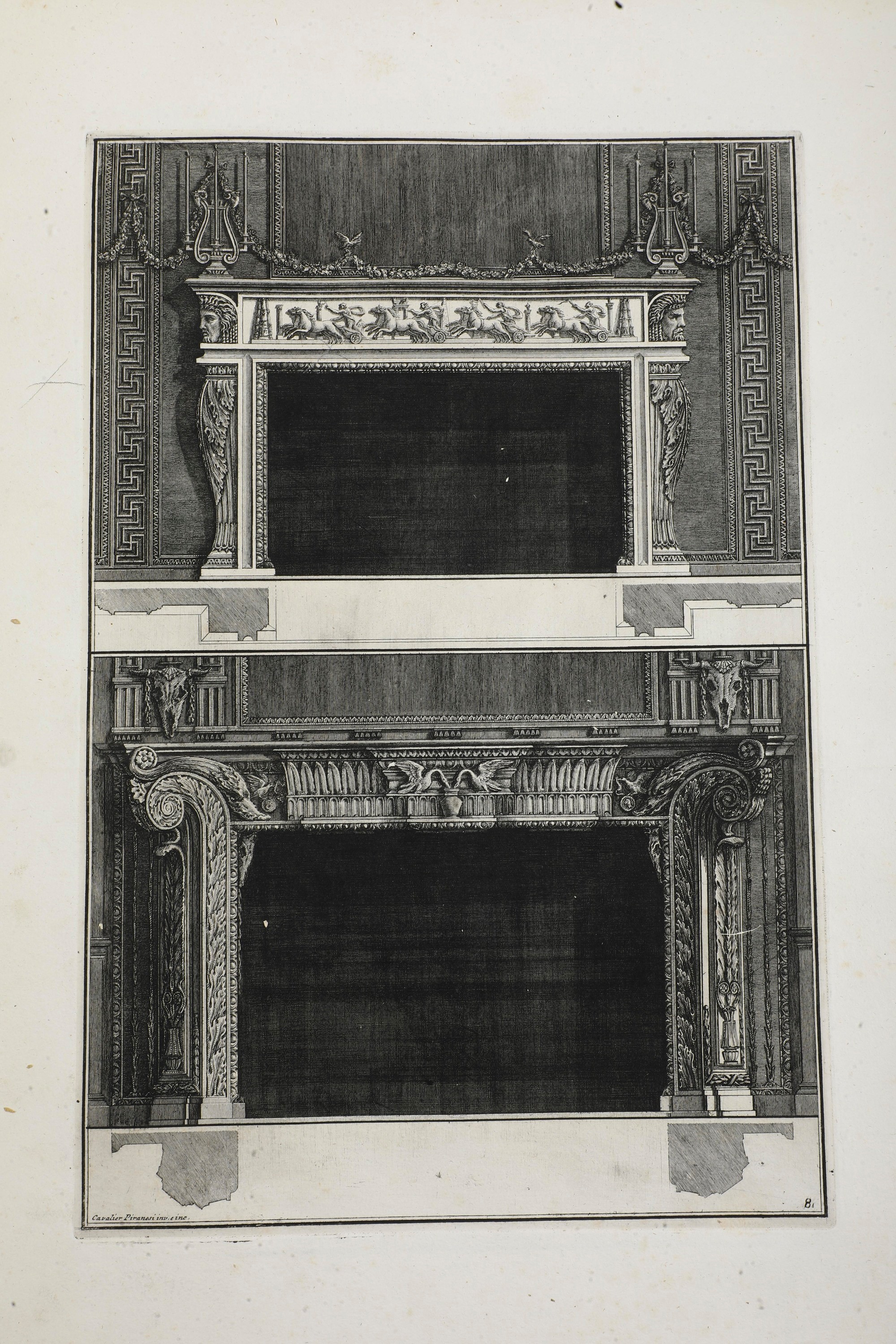 Piranesi Giovanni Battista (1720–1778) Diverse Maniere D'adornare i Cammini... Generoso Salomoni,...