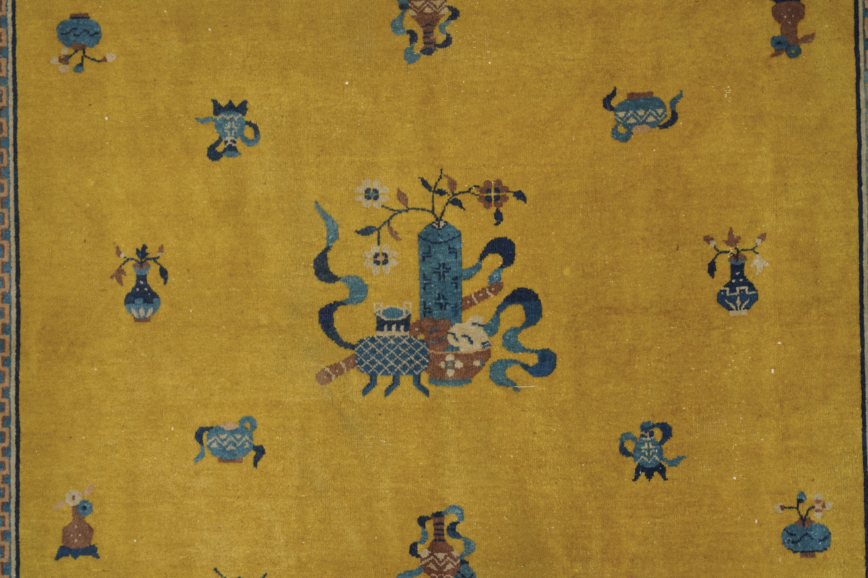 Tappeto Pechino, Cina Fine XIX Inizio XX Secolo