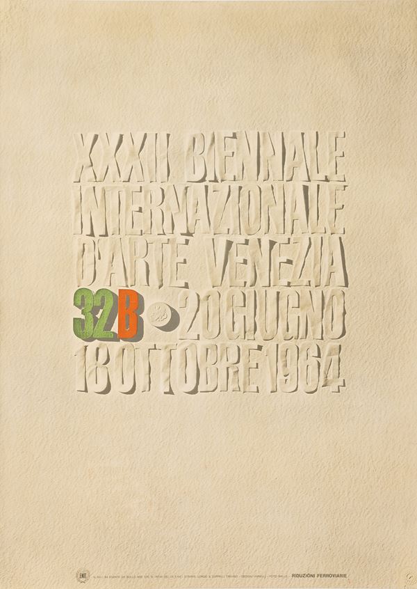 Massimo Vignelli - XXII Biennale Internazionale d'arte Venezia - ENIT - MOMA