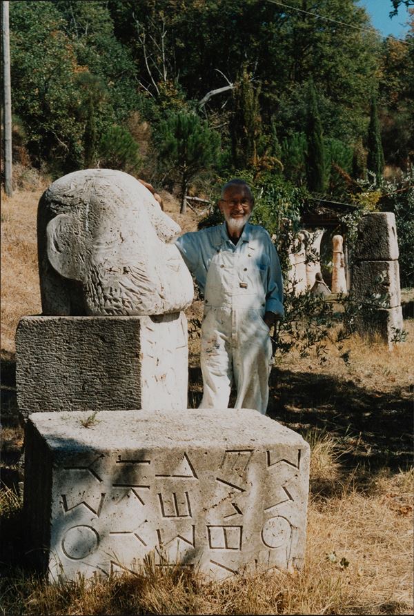 Ritrato di Joe Tilson in Toscana