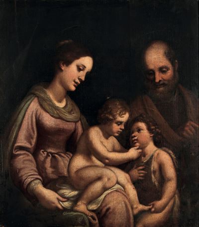 Sacra Famiglia con San Giovannino