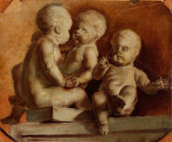 Scuola del XIX secolo Putti
