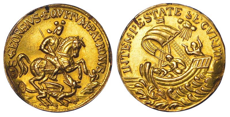 UNGHERIA. Medaglia in oro (XIX secolo).  - Auction Numismatics - Medals and popes - II - Cambi Casa d'Aste