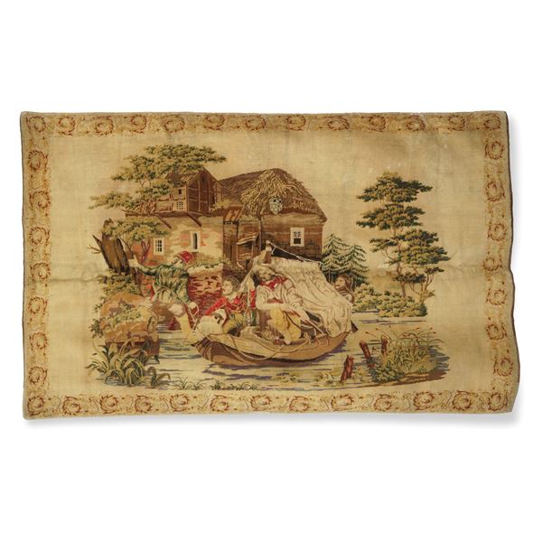 Particolare tappeto Europa inizio XX secolo