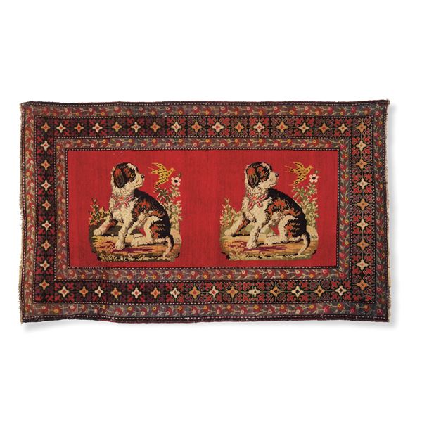 Particolare tappeto Karabagh, Caucaso inizio XX secolo