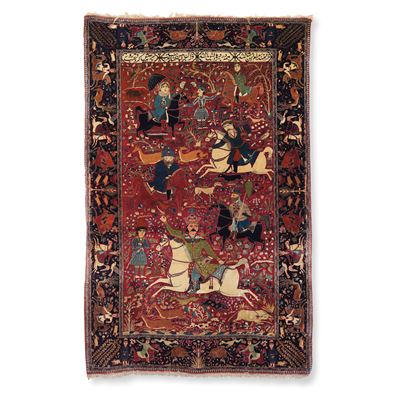 Raro Tappeto Tabriz, Persia Inizio XX Secolo