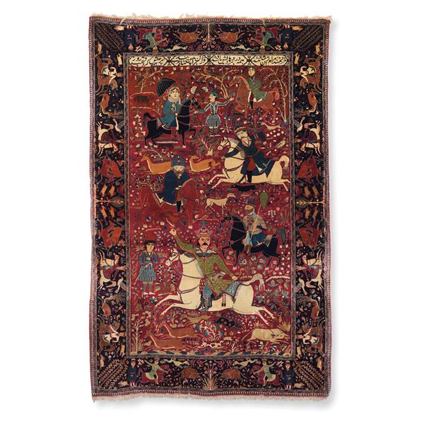 Raro tappeto Tabriz, Persia inizio XX secolo