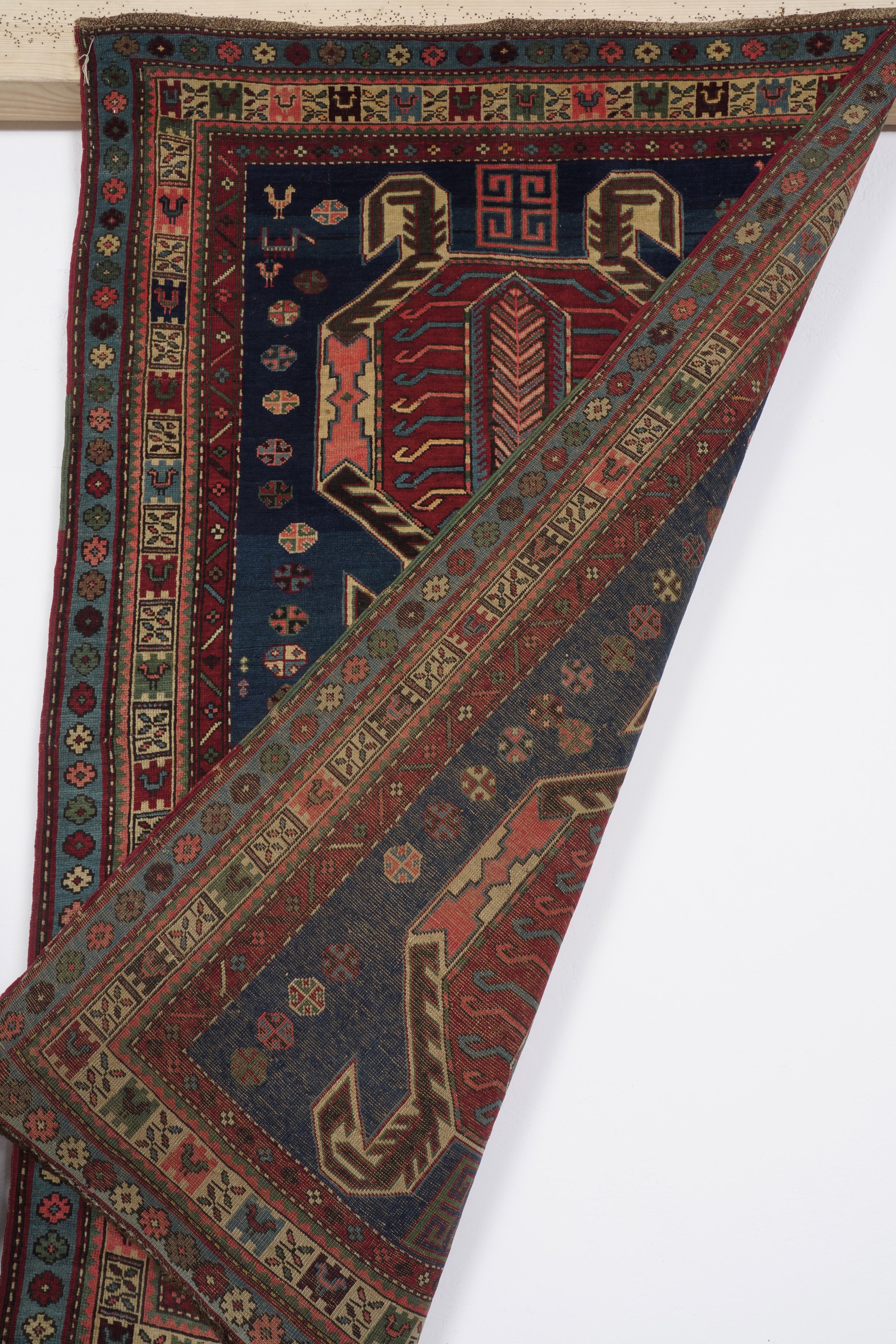 Tappeto Shirvan, Lenkoran, Caucaso Fine XIX Inizio XX Secolo