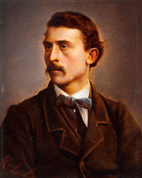 Artista del XIX secolo Ritratto maschile