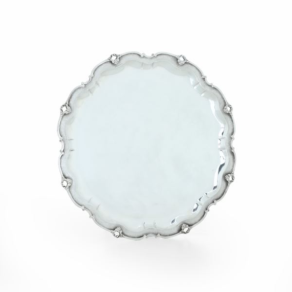 Piatto. Argenteria milanese del XX secolo, argentiere Mario Poli