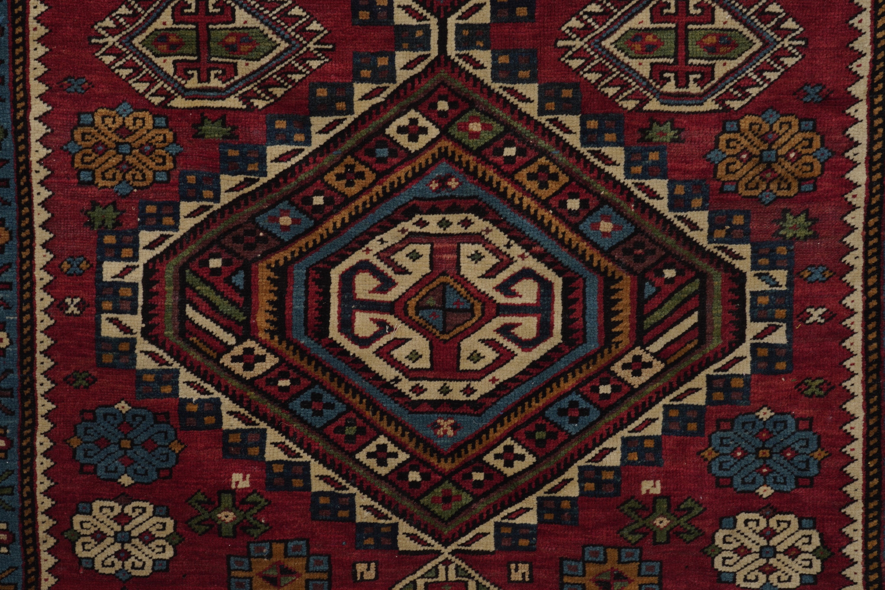 Tappeto Shirvan, Caucaso Fine XIX Secolo