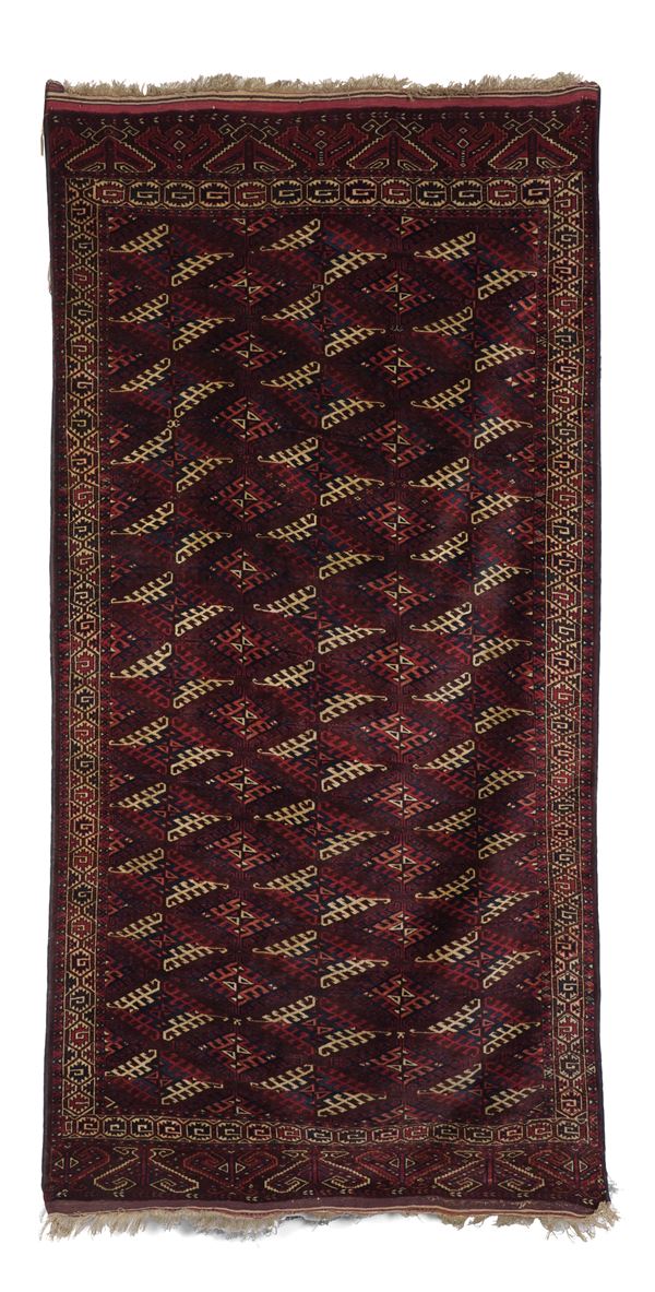 Tappeto principale Yomut, Turkestan occidentale inizio XX secolo