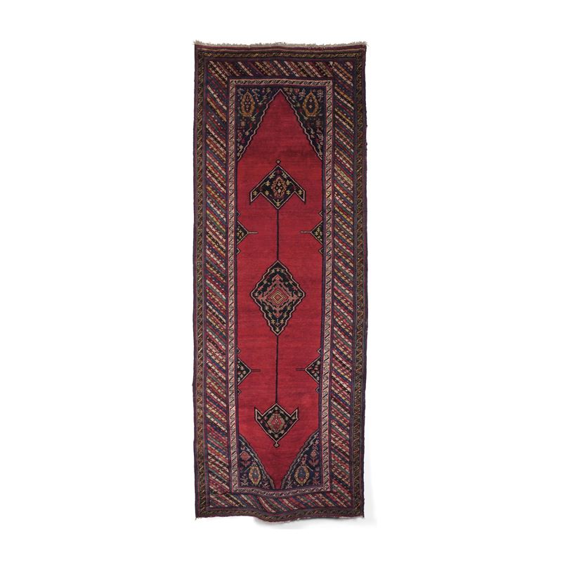 Particolare passatoia Caucaso fine XIX secolo  - Auction Antique carpets from the collection of Manlio and Raoul Cabib - Cambi Casa d'Aste