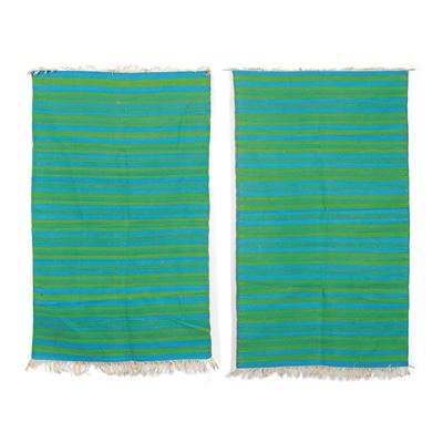 Coppia di Kilim, India XX Secolo